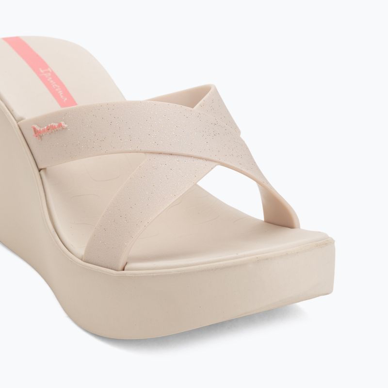 Шльопанці жіночі Ipanema High Fashion II Slide beige/glitter/pink 7