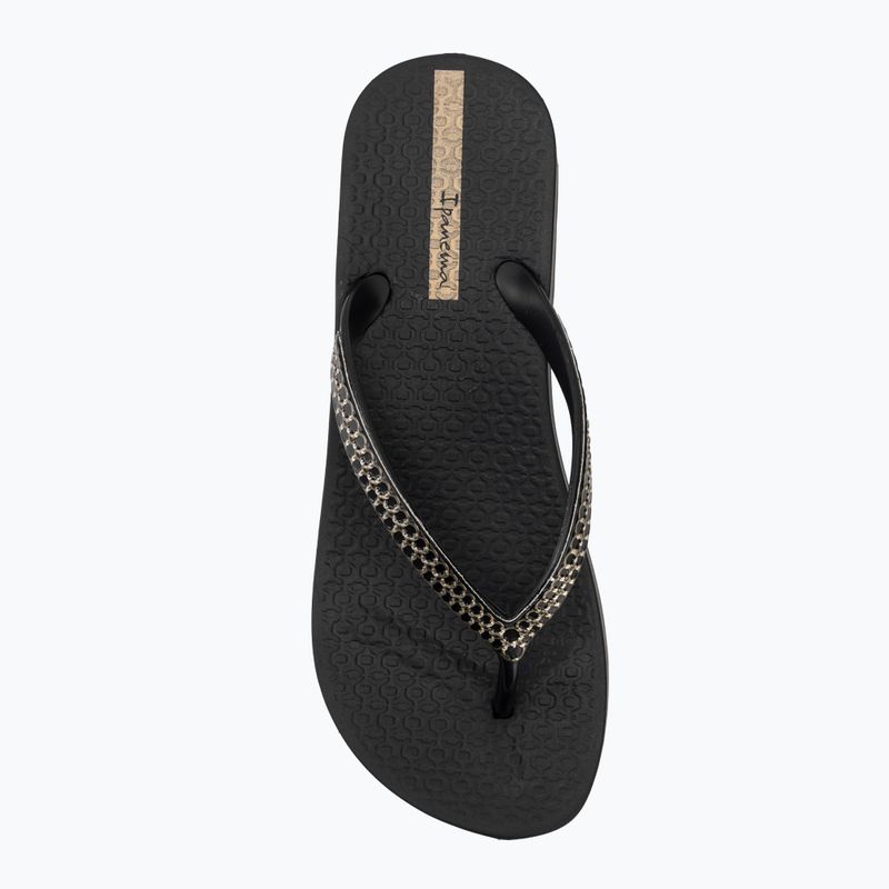 В'єтнамки жіночі Ipanema Mesh XI Plat black/black/gold 5