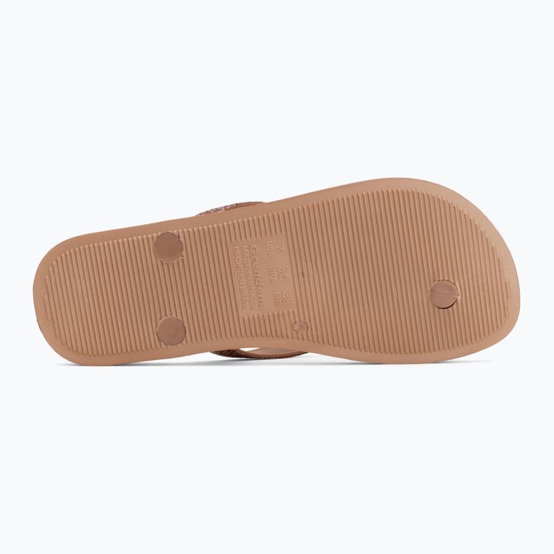 В'єтнамки жіночі Ipanema Anatomica Lolita brown/glitter brown 4