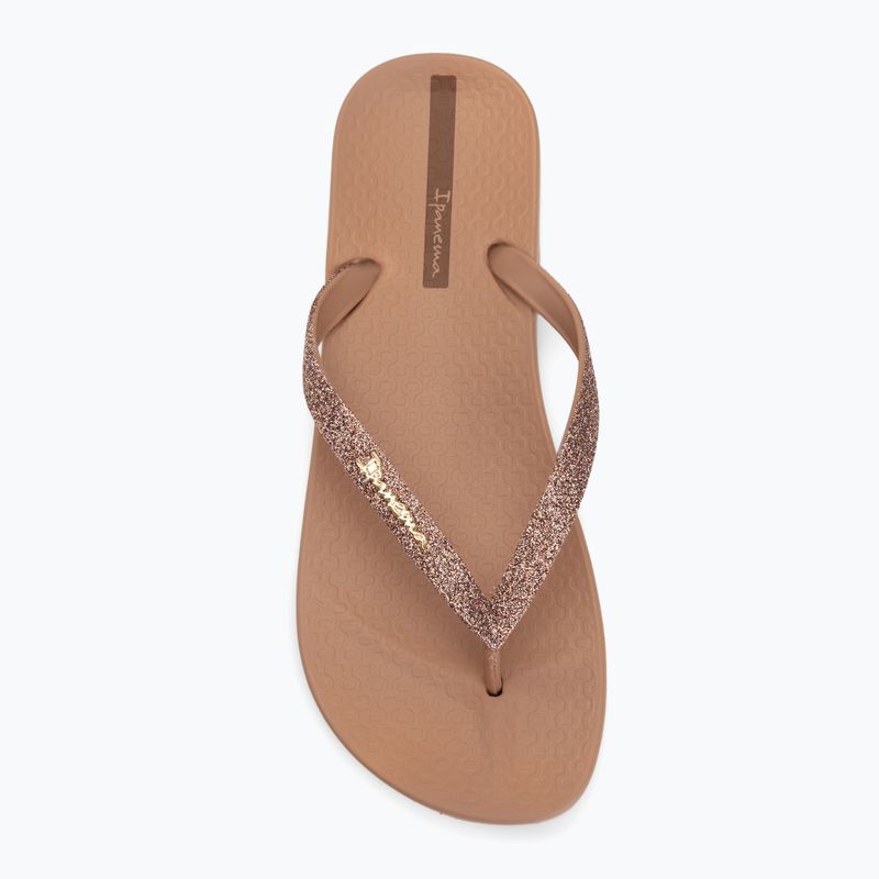 В'єтнамки жіночі Ipanema Anatomica Lolita brown/glitter brown 5