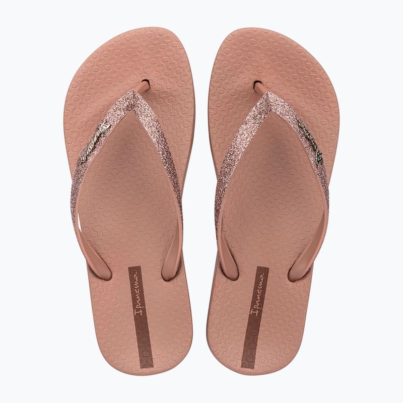 В'єтнамки жіночі Ipanema Anatomica Lolita brown/glitter brown 2