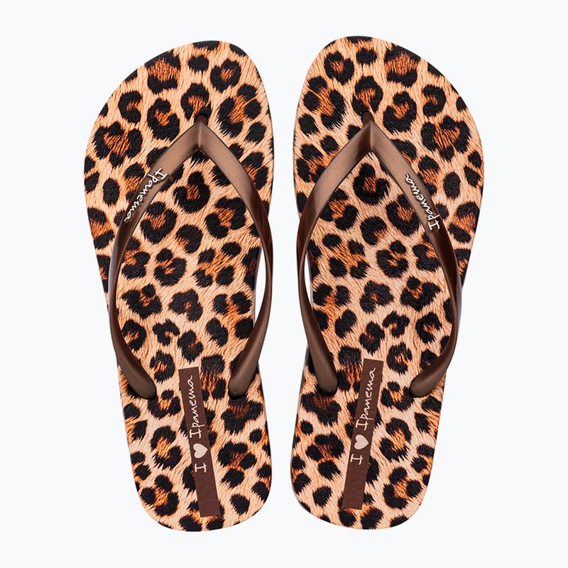 В'єтнамки жіночі Ipanema Animal Print beige/bronze/bronze 2