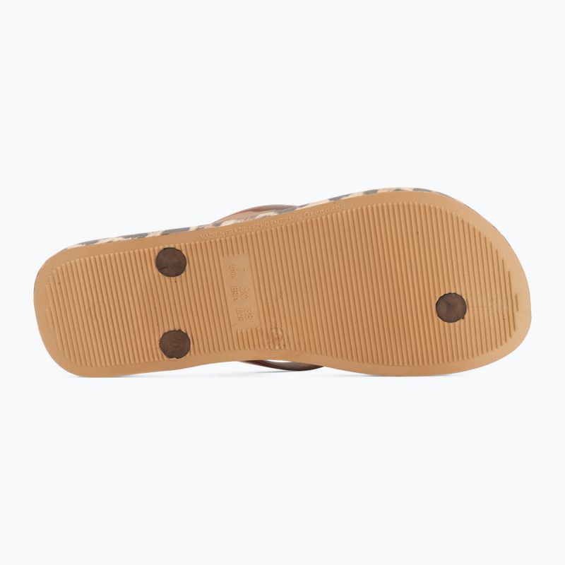 В'єтнамки жіночі Ipanema Animal Print beige/bronze/bronze 4