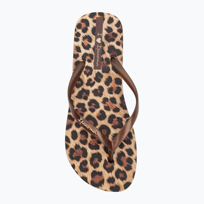 В'єтнамки жіночі Ipanema Animal Print beige/bronze/bronze 5