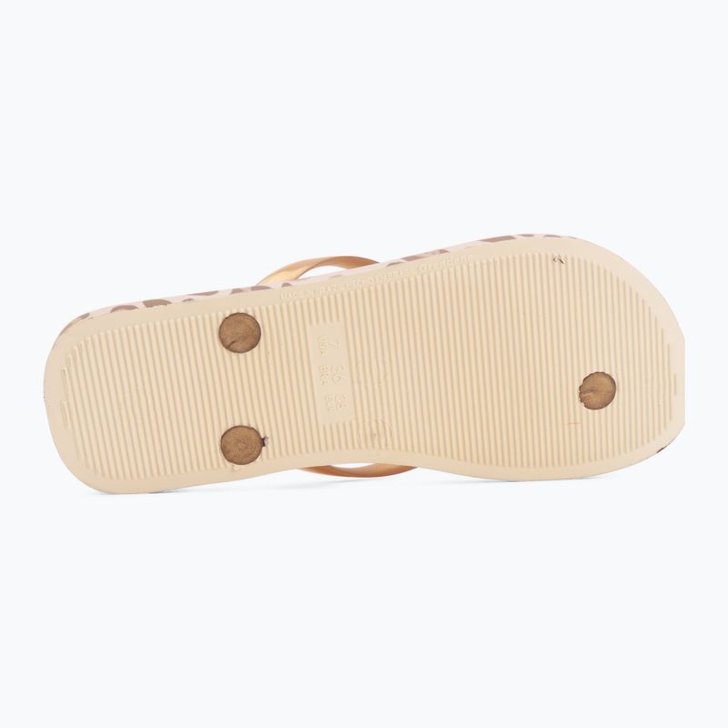 В'єтнамки жіночі Ipanema Animal Print beige/gold 4