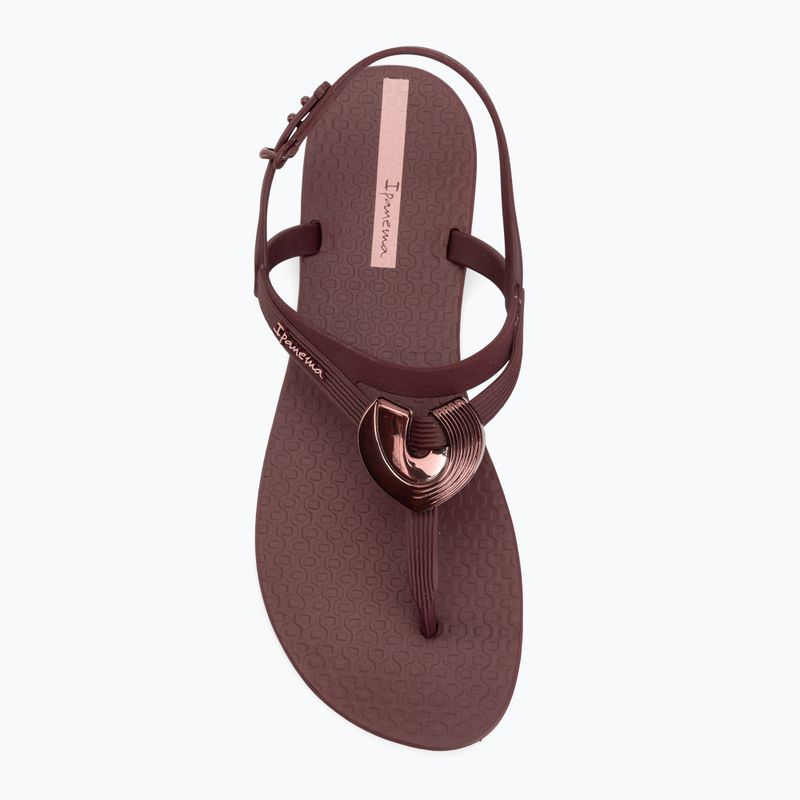Сандалі жіночі Ipanema Classic Dreamy burgundy/burgundy/metallic 5