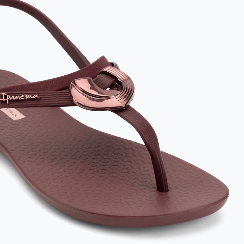 Сандалі жіночі Ipanema Classic Dreamy burgundy/burgundy/metallic 7