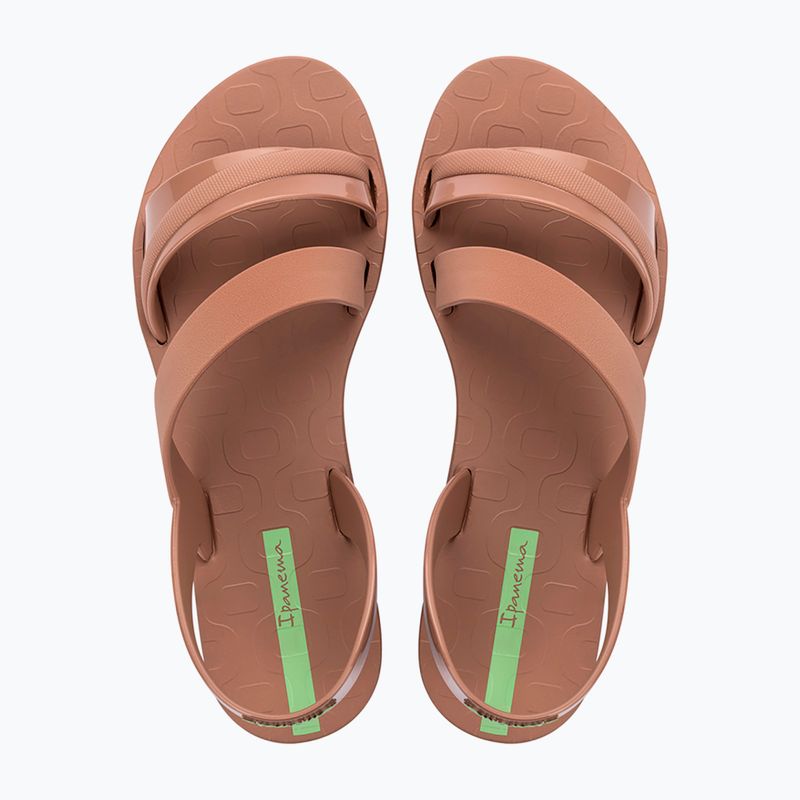 Сандалі жіночі Ipanema Vibrant Sand brown/brown/green 2