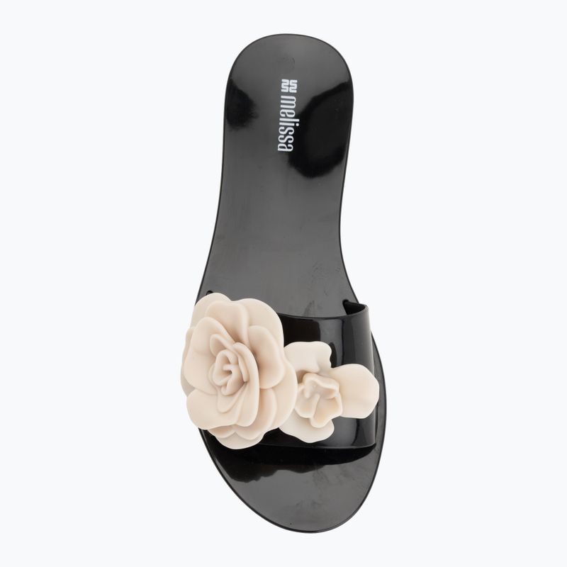 Шльопанці жіночі Melissa Babe Petals Ad black/beige 5