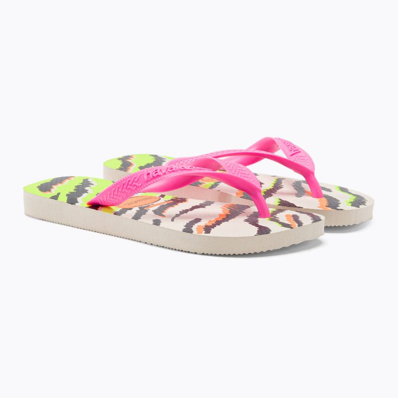 В'єтнамки жіночі Havaianas Top Animals бежеві H4132920 5