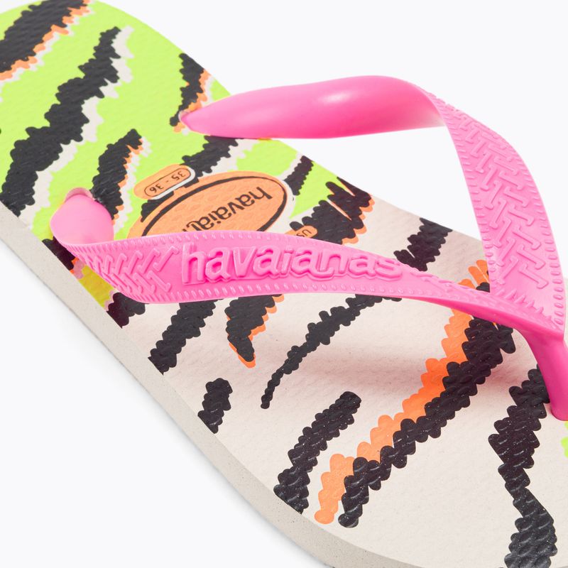 В'єтнамки жіночі Havaianas Top Animals бежеві H4132920 7
