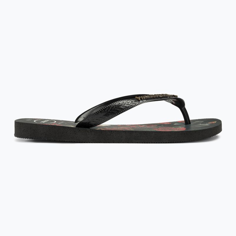 Чоловічі шльопанці Havaianas Top Tribo чорний / чорний 2