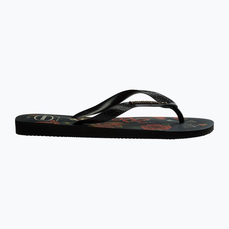 Чоловічі шльопанці Havaianas Top Tribo чорний / чорний 11