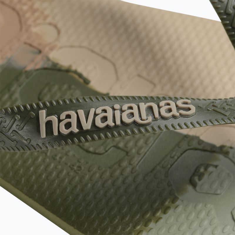 Шльопанці Havaianas Top Logomania Colors II зелені 12