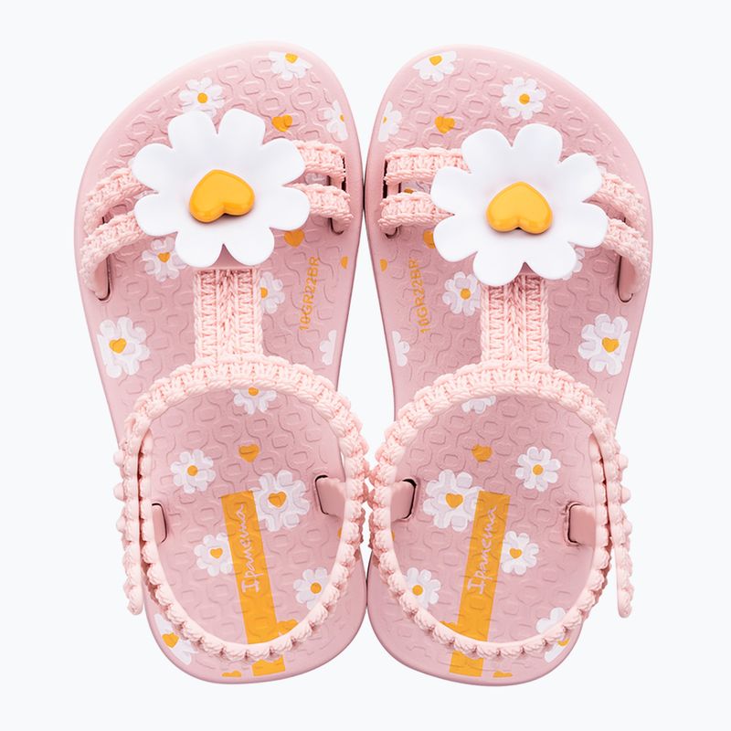 Рожеві/жовті босоніжки Ipanema Daisy Baby 2