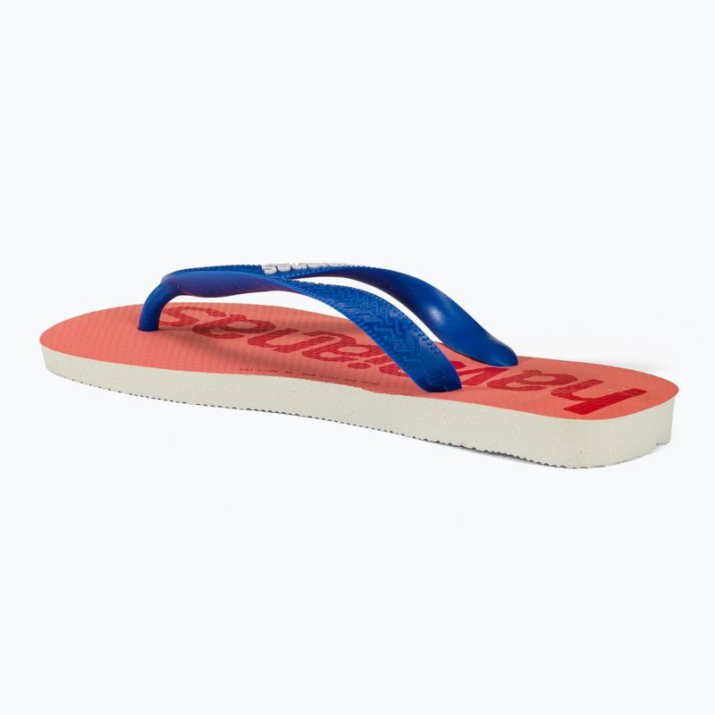 Шльопанці Havaianas Top Logomania 2 білі 3