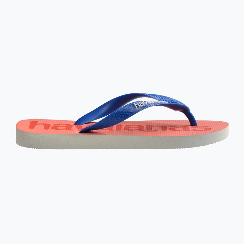 Шльопанці Havaianas Top Logomania 2 білі 9