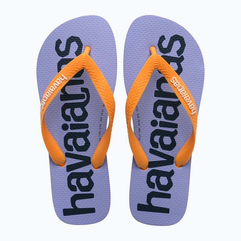 Шльопанці Havaianas Top Logomania 2 поп-жовтий 10