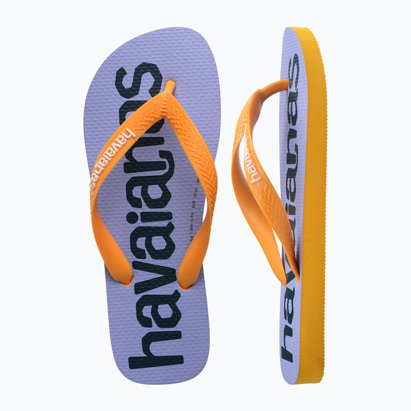 Шльопанці Havaianas Top Logomania 2 поп-жовтий 11