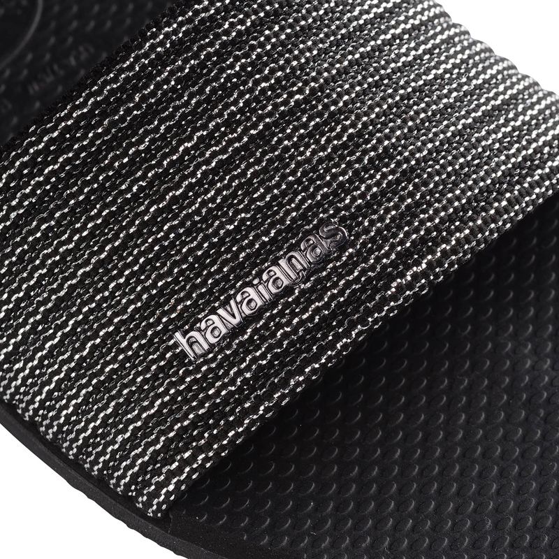 Жіночі шльопанці Havaianas You Malta Metallic чорні 12