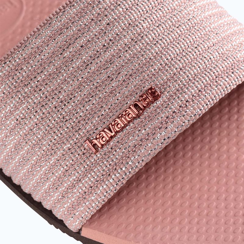 Жіночі шльопанці Havaianas You Malta Metallic crocus rose 12