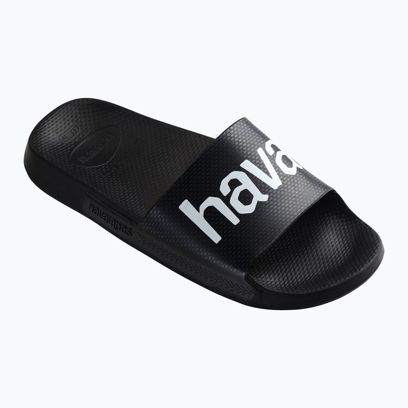 Шльопанці Havaianas Classic Logomania navy black