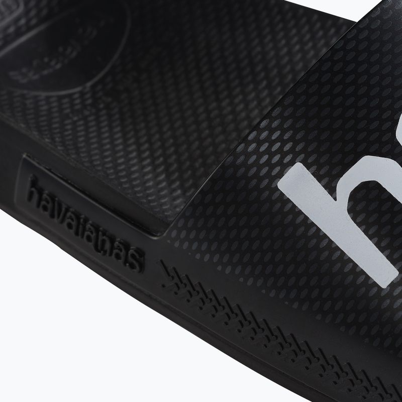 Шльопанці Havaianas Classic Logomania navy black 7