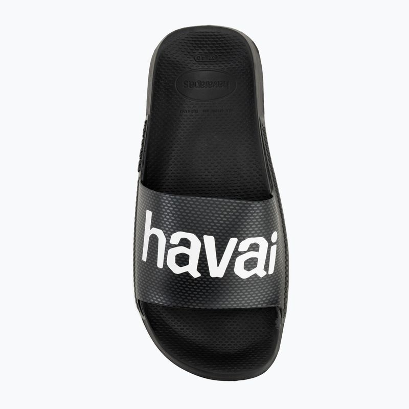 Шльопанці Havaianas Classic Logomania navy black 5