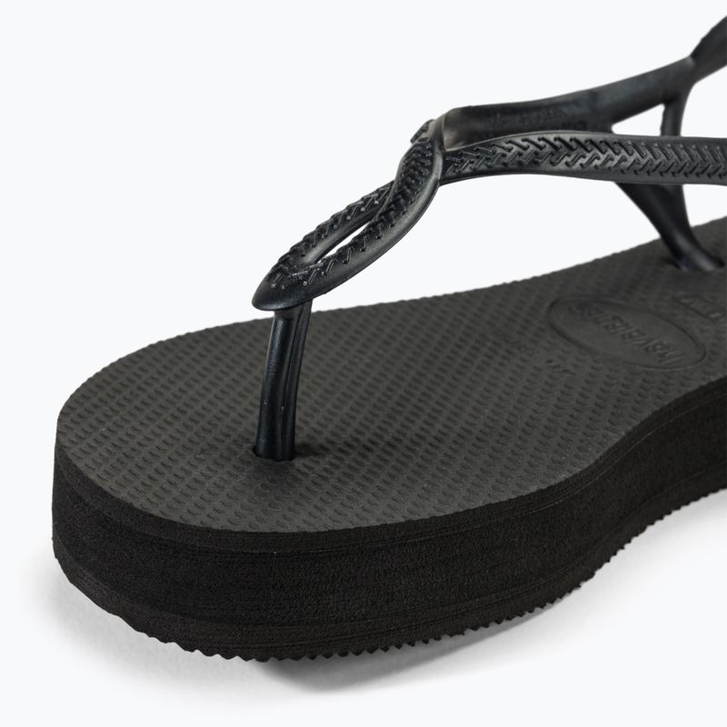 Жіночі босоніжки Havaianas Luna Flatform чорні 7