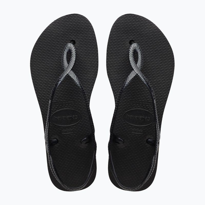 Жіночі босоніжки Havaianas Luna Flatform чорні 12