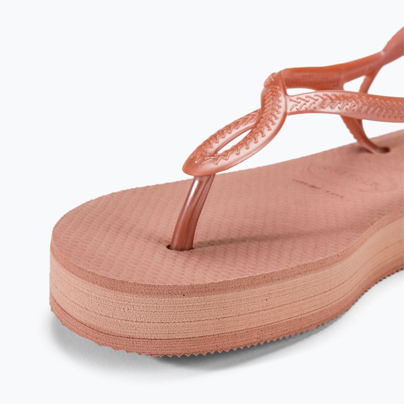 Жіночі босоніжки Havaianas Luna Flatform crocus rose на платформі 7