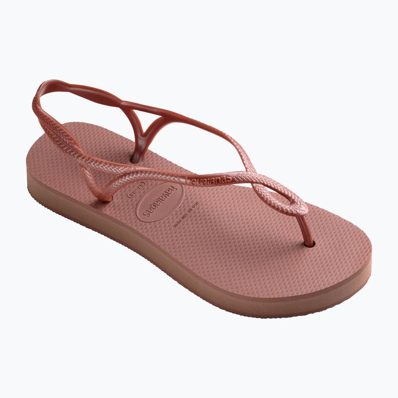 Жіночі босоніжки Havaianas Luna Flatform crocus rose на платформі 8