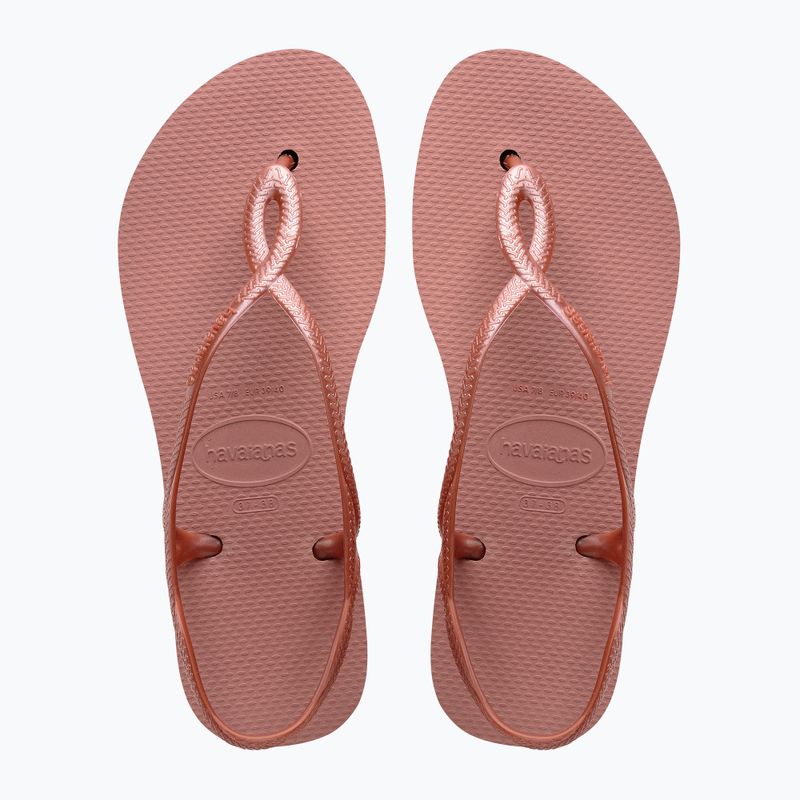 Жіночі босоніжки Havaianas Luna Flatform crocus rose на платформі 10