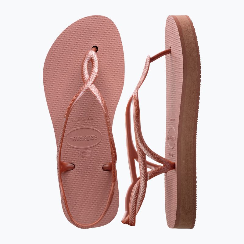 Жіночі босоніжки Havaianas Luna Flatform crocus rose на платформі 11