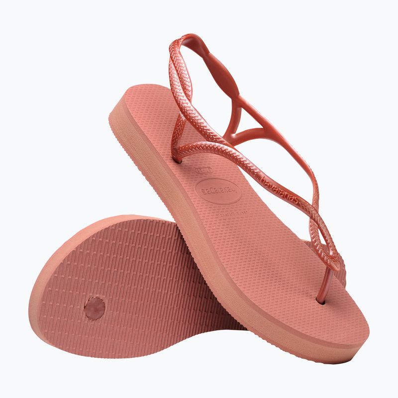 Жіночі босоніжки Havaianas Luna Flatform crocus rose на платформі 12