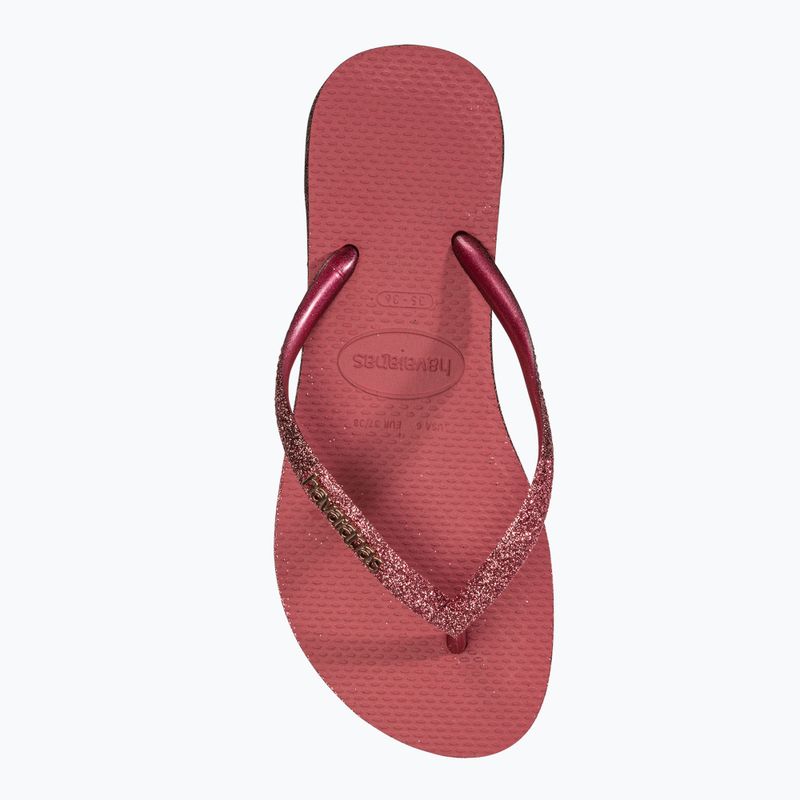 Жіночі шльопанці Havaianas Slim Sparkle II pau brasil 5