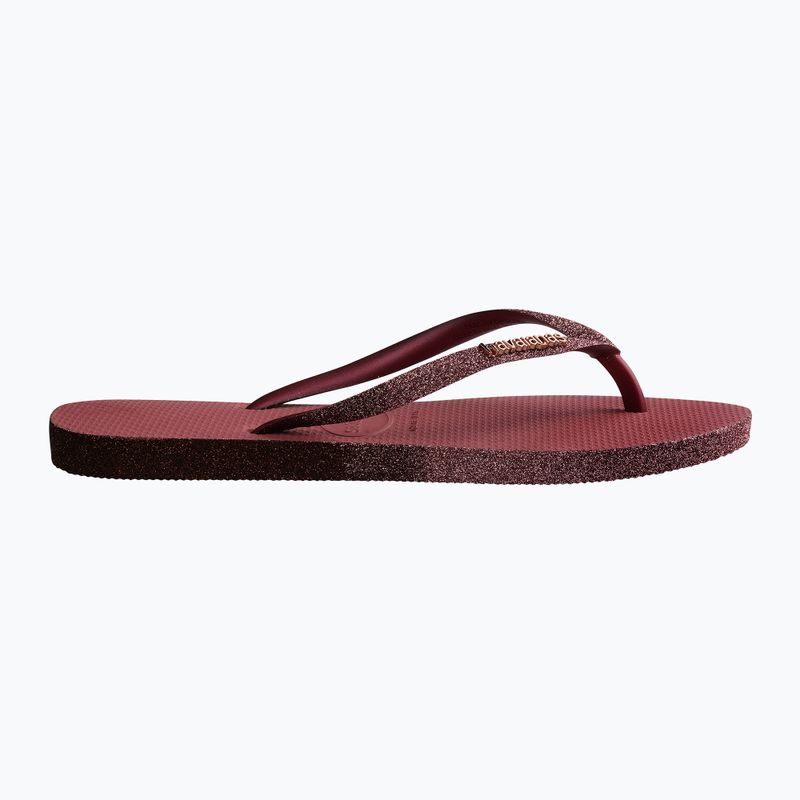 Жіночі шльопанці Havaianas Slim Sparkle II pau brasil 10