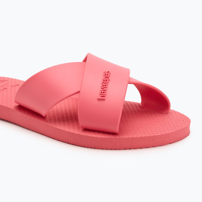 Шльопанці жіночі Havaianas Aqua pink porcelain 7