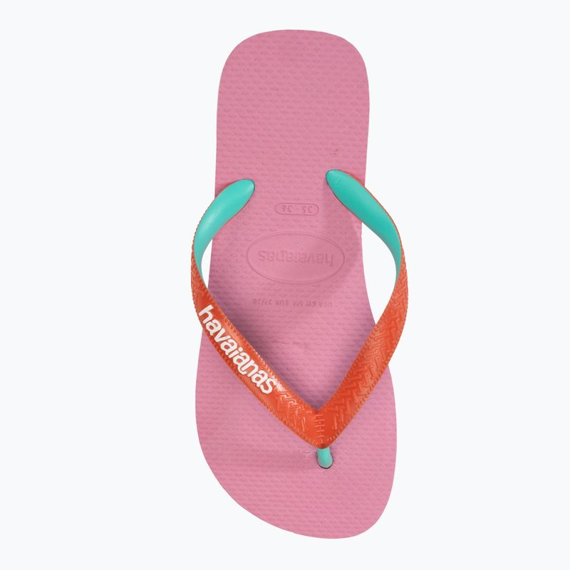 Шльопанці Havaianas Top Mix рожевий лимонад 5