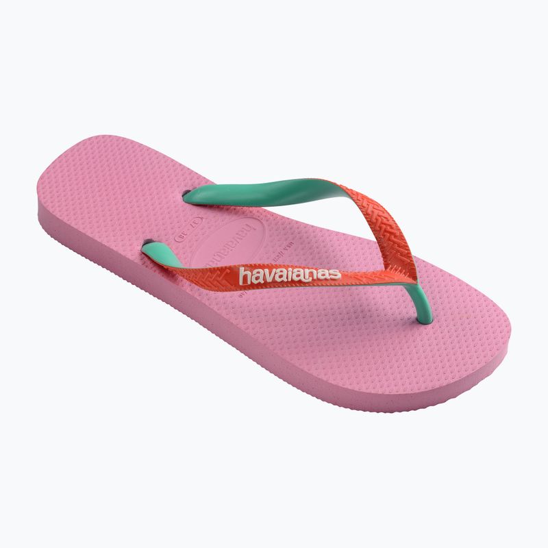 Шльопанці Havaianas Top Mix рожевий лимонад 8