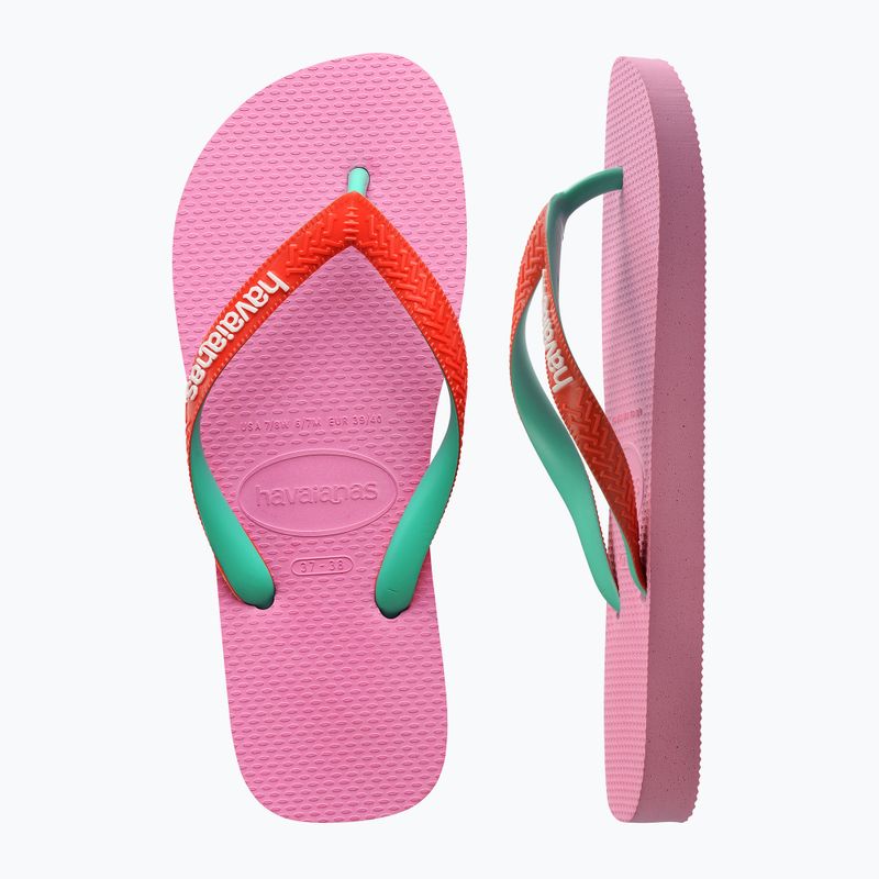 Шльопанці Havaianas Top Mix рожевий лимонад 11