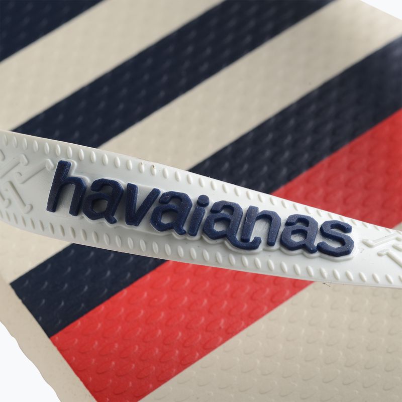 Шльопанці Havaianas Top Nautical білий / білий / темно-синій 12