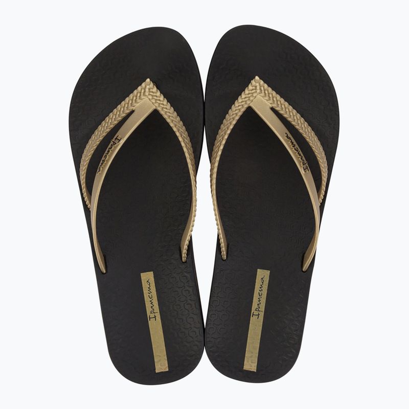 В'єтнамки жіночі Ipanema Bossa Soft V black/gold 2