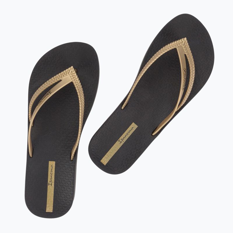 В'єтнамки жіночі Ipanema Bossa Soft V black/gold 3