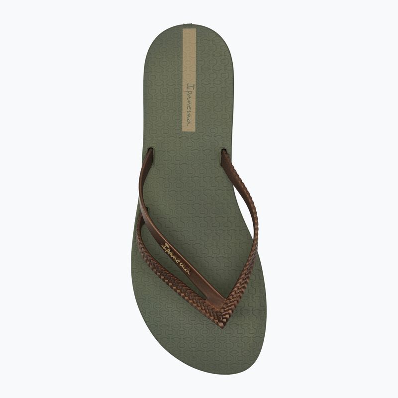 В'єтнамки жіночі Ipanema Bossa green/bronze 5