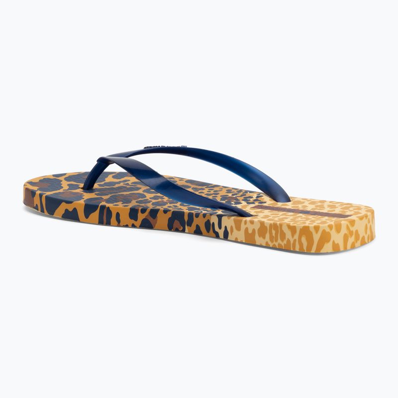 В'єтнамки жіночі Ipanema Animal Print VI yellow/pearly blue 3