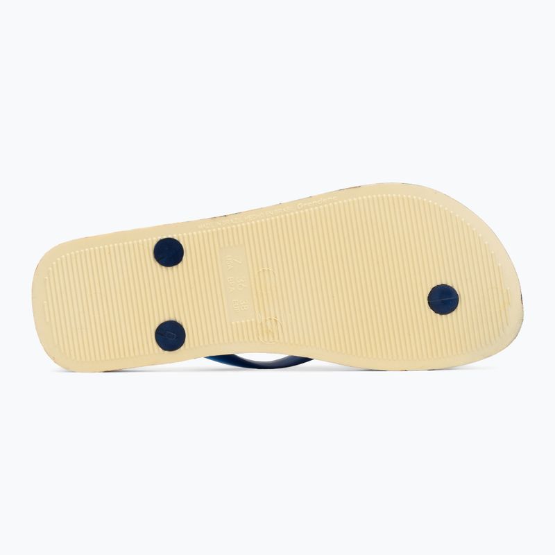 В'єтнамки жіночі Ipanema Animal Print VI yellow/pearly blue 4