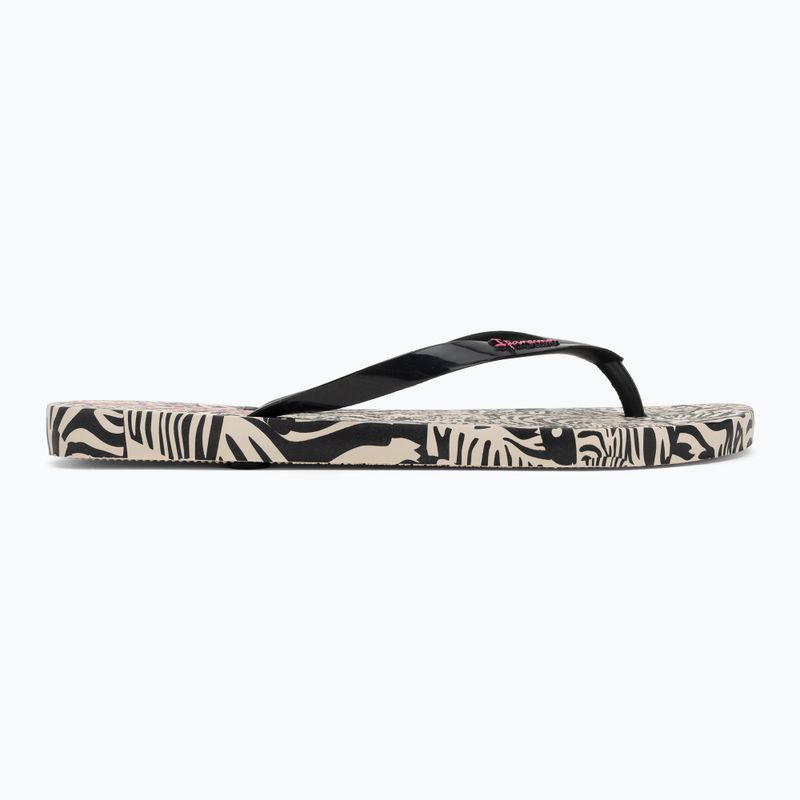 В'єтнамки жіночі Ipanema Animal Print VI beige/black/pink 2