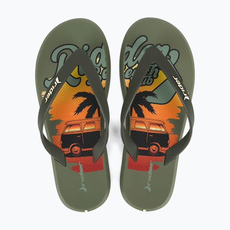 В'єтнамки чоловічі RIDER R1 Energy VII green/orange/yellow 2