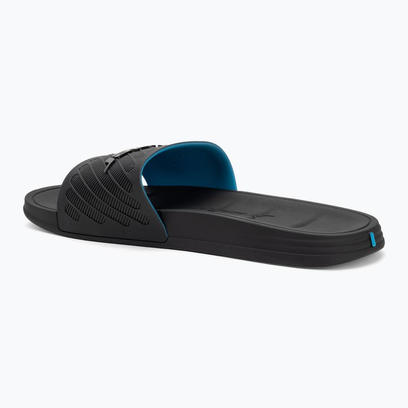 Шльопанці чоловічі RIDER Free II Slide black/blue 3
